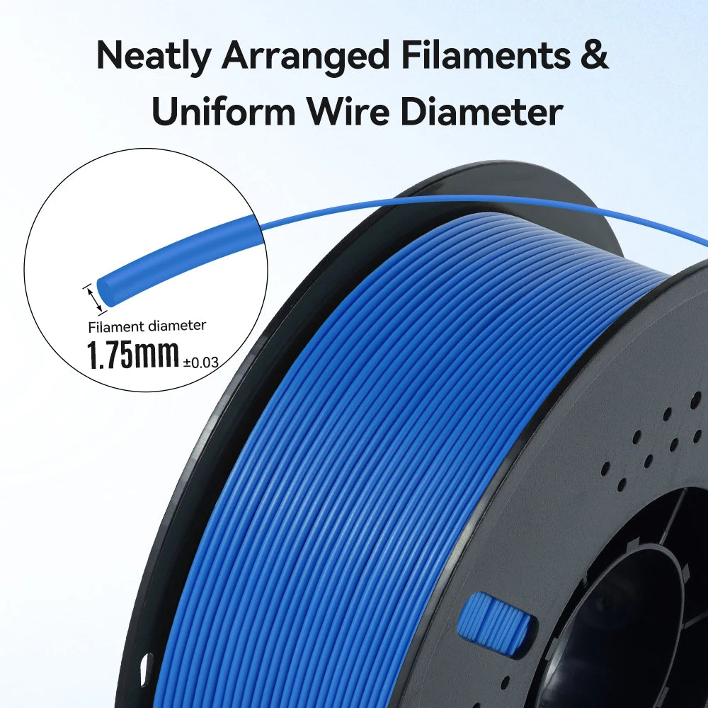 KINGROON PLA Filament Bundle, 10 kg (10 × 1 kg)