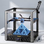 Atlas XL 3D printer with a large single-color honeycomb tray and a printed bracket
