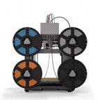 Rear view of the Spectra Color showing four filament spools feeding the switching box