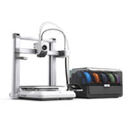 Creator X4 Color multicolor 3D printer with its 4-spool color unit and touchscreen, on a white background